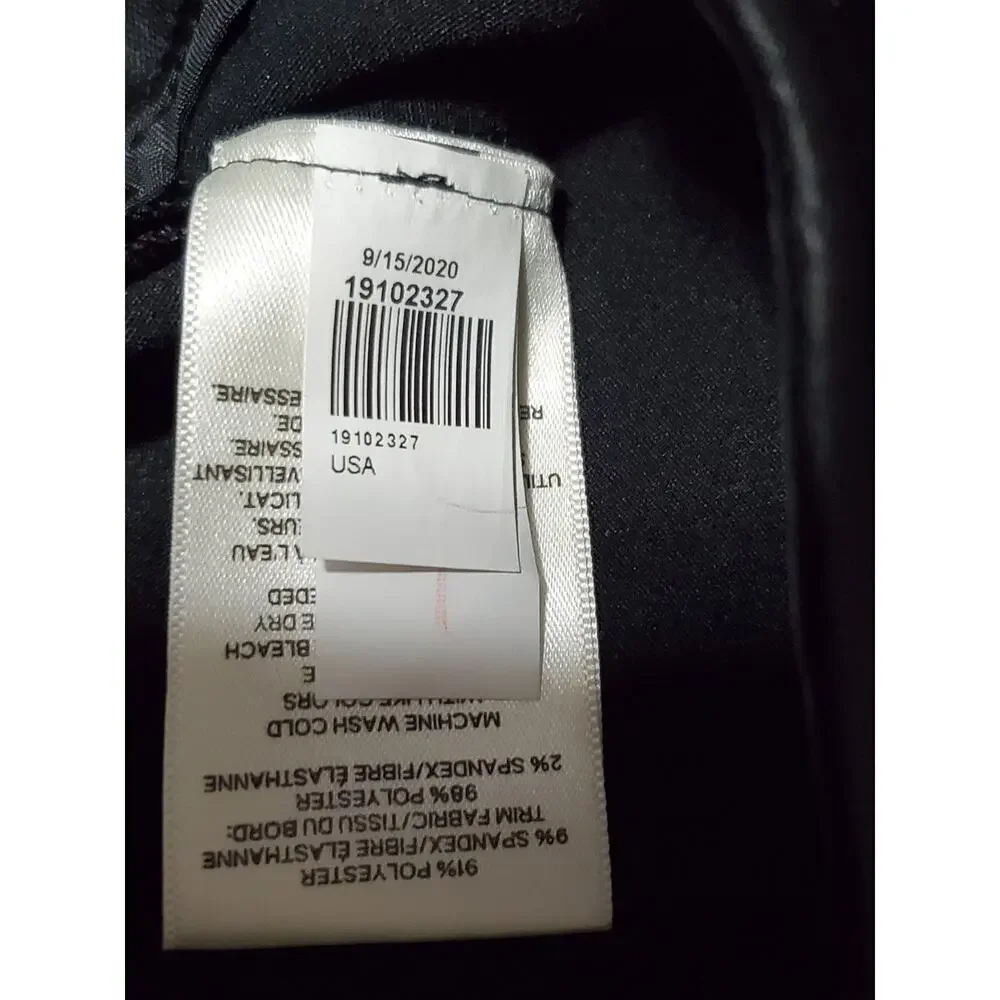 Express Women’s Black Pencil Skirt Size 12 – Satin Waistband, NWT - Picture 7 of 16